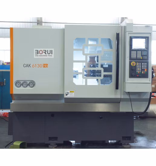 Cak6130hb Machine combinée de tour de fraisage CNC en métal à coupe horizontale